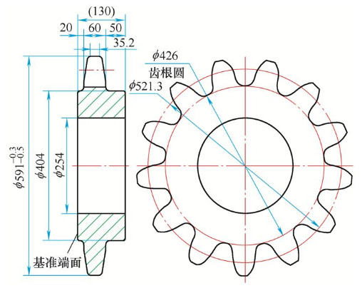 【兆恒機械】滲碳齒部有嚴(yán)重的貫穿型裂紋，何原因？